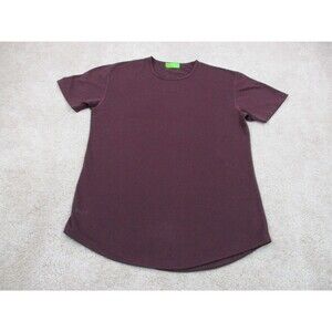 BYLT Premium Basics Shirt Mens Small Red Drop Cut Short Sleeve Casual Tee